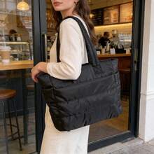 NYXIA Bolsa minimalista e elegante, bolsa tote casual e sofisticada, bolsa de ombro leve e espaçosa para o dia a dia, bolsa para computador, nécessaire para cosméticos, bolsa esportiva para atividades ao ar livre e academia. - Multicolorido - Ver 2