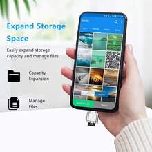 Type-C 转 TF 卡适配器，即插即用 TF 卡读卡器，兼容 17/16/15 及其他 USB-C 设备，银色便携式旅行读卡器 - 銀色 - 查看 4