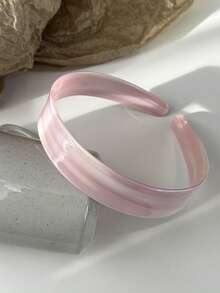 1pc Women's High Crown French Classic Fashion Wide Leopard Print Acetate Headband, Outdoor Washing Face Hair Clip With Teeth Anti-Slip, Hair Tidy Headpiece - Multicolor - View 13