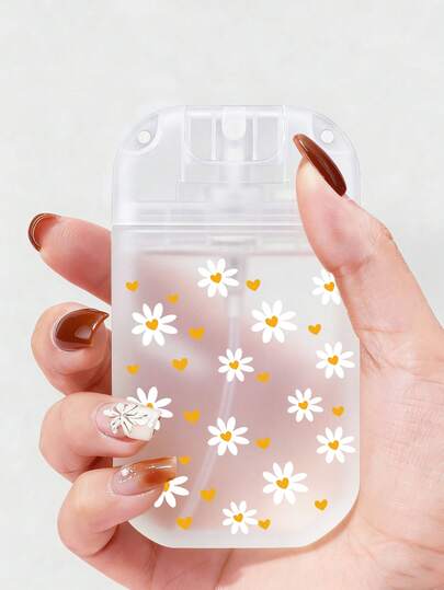 New Transparent Butterfly Decor Refillable Travel Bottle, Matte Semi-Transparent Frosted Texture, Perfume Spray Bottle, Makeup Remover Bottle, Toner Bottle, Suitable For Nail Polish Remover, Toner And Makeup Remover, Reusable, Travel Essential, Perfect Travel Accessory, Holiday Gift, Christmas Gift, New Year Gift For Teachers, Friends And Couples