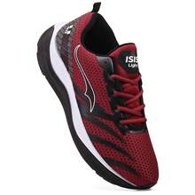 Tênis Masculino Academia Caminhada Light B - BORDÔ BRANCO - Visão 1