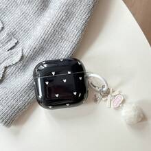 Minimalist Heart-Shaped Polka Dot + Pendant 4 Case/ Pro 3 Case/ Pro 2 Case/ 2 Case, Minimalist Women's Earphone Case, Fashion Women's Earphone Case, Apple Earphone Case, Apple Earphone Cover - Multicolor - View 10