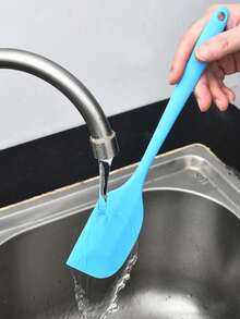 Silicone Scraper, Mini Cake Spatula, Baking Tool, Kitchen Utensil, Heat-Resistant Baking Scraper, Mixing Baking Tool - For Cooking, Baking And Spreading - Holiday Party Birthday Cake Baking Tool - Multicolor - View 10