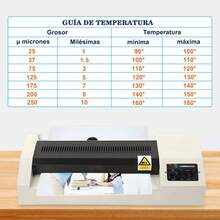 Máquina de recubrimiento de película fría y caliente doméstica de 13 pulgadas de ancho 320 máquina de sellado de plástico máquina de sellado de pegamento A3 foto máquina de sellado de papel A3 máquina de recubrimiento de película máquina de sellado de embalaje reglas de belleza de la máquina de sellado de plástico - Tipo de Enchufe A USA (110-127V) - Ver 5