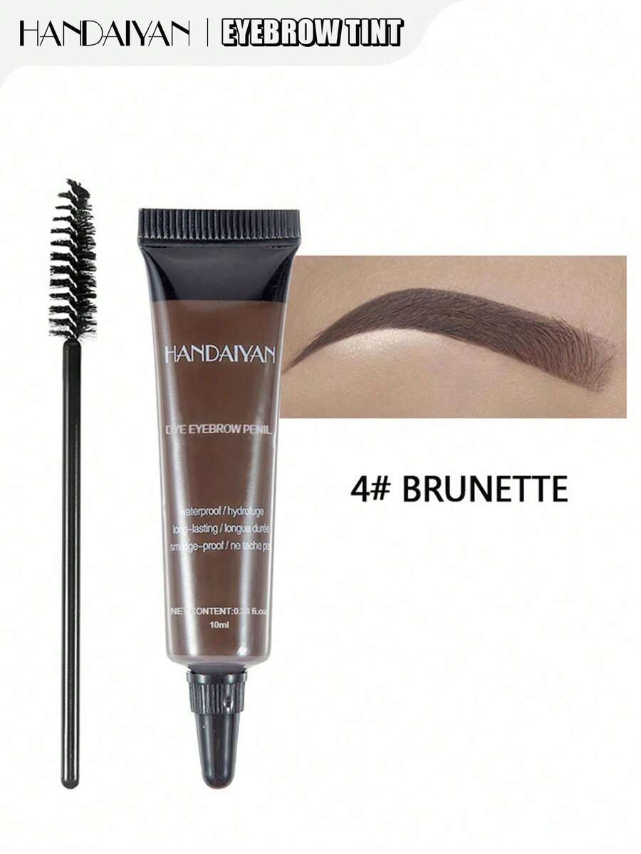 HANDAIYAN Waterproof, Sweat-Proof, Smudge-Proof Eyebrow Gel With Long-Lasting, Quick-Drying Formula. Precisely Defines Each Brow Hair For A Sculpted Brow Look. Essential For Halloween, Christmas, Autumn/Winter, And Campus Life. Ideal For Party, Ball, And Holiday Makeup. - 04 Deep Coffee - Xem 1