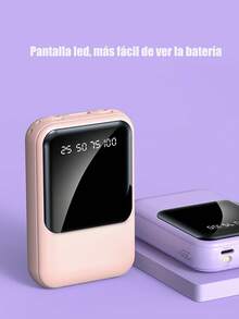 Power Bank Batería Portátil 20000mah YISEN Carga rápida Pantalla LED digital cargador portátil Con Luz LED - Negro - Ver 2