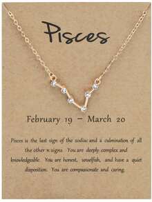 Constellation Symbol Pendant Necklace - Yellow Gold - View 15