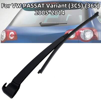 Passar till VW Passat Variant (3C5) (365) 2005-2014 Vindrutetorkararmsskyddssats, bakre torkarbladsenhet