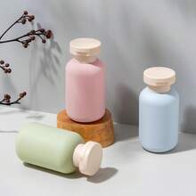 3pcs/Set 100ml Reusable Squeeze Travel Bottles, Including Shampoo, Hand Wash, Face Wash And Body Wash Bottles - Dispensing Bottles - View 3