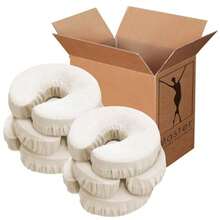 Master Massage 100% Cotton Pillow Covers Beige 100% all cotton Machine Washable - Paquete de 6 unidades de 1 - Ver 6