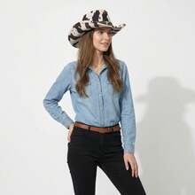 Bohemian Polyester Western Style Soft Felt Hat - Cow Head Brand Cow Hat - View 11