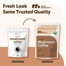 Organic Mushroom Coffee Powder – 10 Mushroom Blend Instant Arabica Coffee With Lion's Mane, Chaga & Reishi | Organic Mushroom Coffee Superfood Blend | 28 Oz (317 Servings) - Pack of 1 - 查看 4