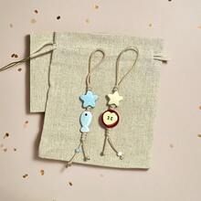 Móc khóa hình cá và sao dễ thương, móc khóa hình quả táo giả, móc khóa hình cá, móc khóa hình sao biển, móc khóa hình sao biển giả, móc khóa chủ đề đại dương, móc khóa hình trái cây giả, móc khóa dành cho nữ, móc khóa dệt, móc khóa dây thừng, móc khóa gắn ốp điện thoại, móc khóa đôi, món quà tuyệt vời nhất dành cho bạn bè. - Nhiều màu - Xem 2