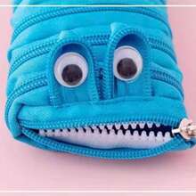 1 hộp đựng bút có khóa kéo ngộ nghĩnh, túi đựng văn phòng phẩm một khóa kéo dễ thương và độc đáo, dung tích lớn. - Hộp đựng bút có khóa kéo ngang - Xem 5