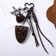 3 Piecesset Of Leather Magnetic Glasses Clip, Star Balloon Dog Pendant, Cute Bag Pendant, Bag Accessory, Wallet Pendant - Multicolor - View 6