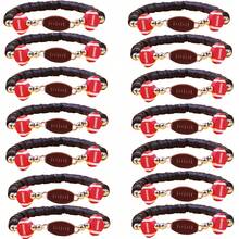 5pcs World Cup Sports Series Bracelets, Basketball, Football, Rugby, Volleyball, Baseball Rope Woven Bracelets - Multicolor - View 10