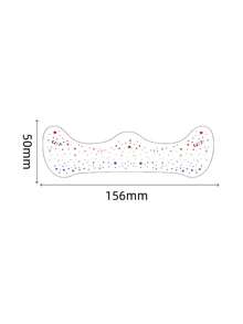 6 Sheets 4th Of July Freckles Face Tattoo Star Gold Glitter Freckles Waterproof Makeup Patches Sparkle Freckles For Women Face Rave Independence Day Accessories Travel Music Festival Prom Party Halloween - Multicolor - View 7