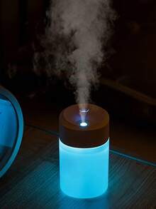 1 Máy khuếch tán hương thơm có đèn đổi màu, đèn ngủ di động dùng nguồn USB, máy tạo độ ẩm không khí cho gia đình, văn phòng, phòng ngủ, ô tô, đèn để bàn nhiều màu yên tĩnh - Nhiều màu - Xem 8