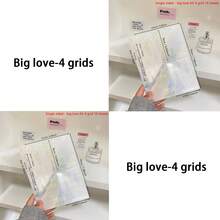 10-20张/套 A5口袋网格相册替换内页、照片套、6孔替换插页，韩式 - 白色 - 查看 50