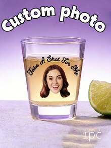 Customized Photo Glass Cup, Photo Wine Glass, Customized Wine Glass, Customized Birthday Wine Glass, Personalized Photo Wine Glass, Multi-Functional, Interesting Single Party Wine Glass, Party Gift, Bride & Groom, Sisters' Trip, Single Party Gift - Multicolor - View 8