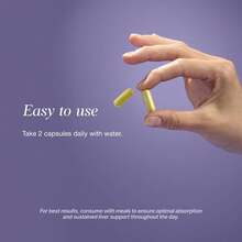 Liver Wellness Supplement With Akkermansia – Digestive Wellness Superbiotic Formula With Resveratrol, Quercetin & Silymarin | Non-GMO Gluten Free | 60 Capsules (1 Bottle) - 1 chai - Xem 6