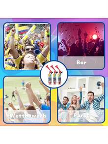 Loud Portable Speaker - Ideal For Boating, Sports Events, Camping And More - Durable Plastic Whistle, Suitable For Celebrations, Birthdays, Games And Festivals - Multicolor - View 7