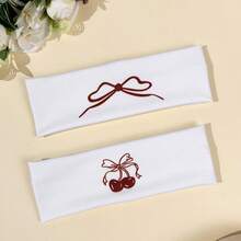 1 chiếc băng đô in hình nơ anh đào mới, băng đô hình gấu trúc hoạt hình dễ thương, băng đô ngọt ngào cho bé gái, băng đô yoga đa năng thấm hút mồ hôi. - Nhiều màu - Xem 4