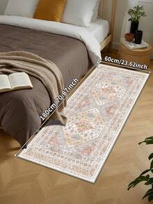Thảm giả len 1 chiếc, phong cách Bohemian, thảm trang trí phòng khách mát mẻ, thảm trang trí nhà cửa, thảm có thể giặt, thảm trải sàn nhà bếp, phòng tắm, phòng ăn, mềm mại và tối giản, tạo không gian ấm cúng độc đáo. - Màu Hồng  Dưa hấu - Xem 14