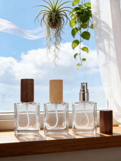 1pc 15ml Mini Portable Perfume Atomizer Refillable Glass Spray Bottle, Leak-Proof Travel Essential Oil Dispenser For Women, Purse, Car, Handbag, Gym, Traveling, Work, Dating | Elegant Scent Refiller, Premium Pocket Perfume Container, Fashionable Scent Transfer Tool, Reusable Fragrance Sprayer For Daily Use, Vacation, Gift Ideas