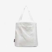 Nike Jordan Jumpman 標誌印花 托特包購物袋單肩包 男女同款情侶款 白色 - 白色 - 查看 4