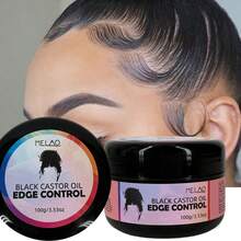 Gel giữ nếp tóc MELAO Extra Strong Hold Hairline Gel 100g/3.53oz, phù hợp với tóc tự nhiên và tóc xoăn, giúp vào nếp tóc ở đường chân tóc và tóc mảnh, định hình đường chân tóc, làm mượt và giữ nếp. - 100g - Xem 4