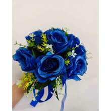 Bridal Wedding Bouquet, Bridesmaid Bouquet, Artificial Rose Flower Bouquet, New Arrival Bride-Specific - 2pcs - View 3