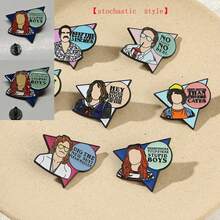 1pc Popular TV Series Membership Badge, Random Style, Great Gift For New Year, Valentine's Day, Easter - Multicolor - View 11