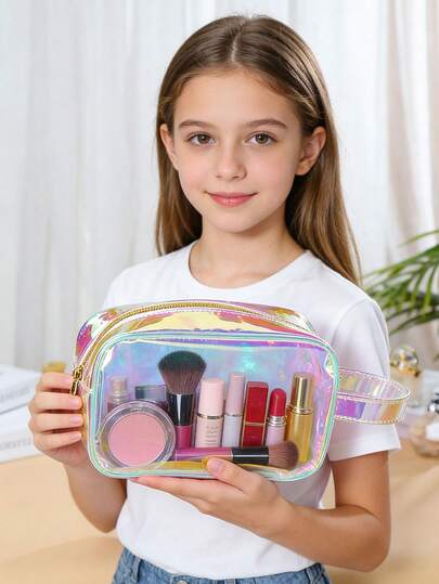 Túi đựng mỹ phẩm cho nữ, dung tích lớn, kiểu dáng , đựng son môi, trang điểm, túi đựng mỹ phẩm du lịch, túi đựng mỹ phẩm di động.