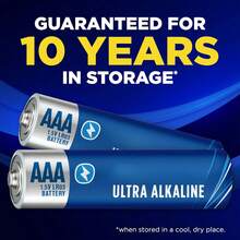 24-Count Triple AAA Batteries, Ultra Long Lasting Alkaline Battery For Home And Office, 10-Year Shelf Life, Reclosable Packaging - View 2