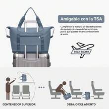 Gym Sports Bag, Expandable Travel Bag, Foldable Travel Tote Bag For Men And Women, Waterproof Sports Bag With Compartments For Gym (Light Green-03), 4346100 - 黑色 - 查看 3