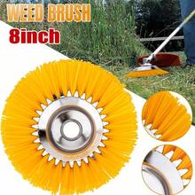 8 Inch Nylon Brushcutter Strimmer Brush Head For Moss And Path  Removal UK - A - View 3