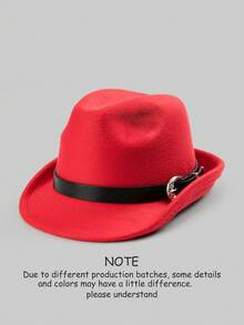 1pc Women's Hat, Solid Color, Bohemian Style, Metal Hat Band Decoration, Suitable For Daily Commute - Top Hat - View 25
