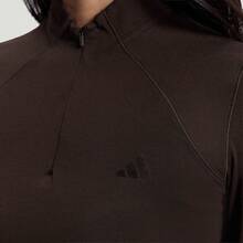 Adidas Áo thun dài tay nữ SFL LS TEE không cổ dệt kim TKH2643 - màu nâu - Xem 5