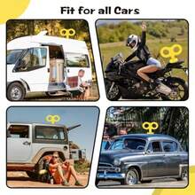 3D Car Wind Up Key Cute Clockwork Wind Up Key For Back Of Car Roof Decoration Yellow - Yellow - View 7