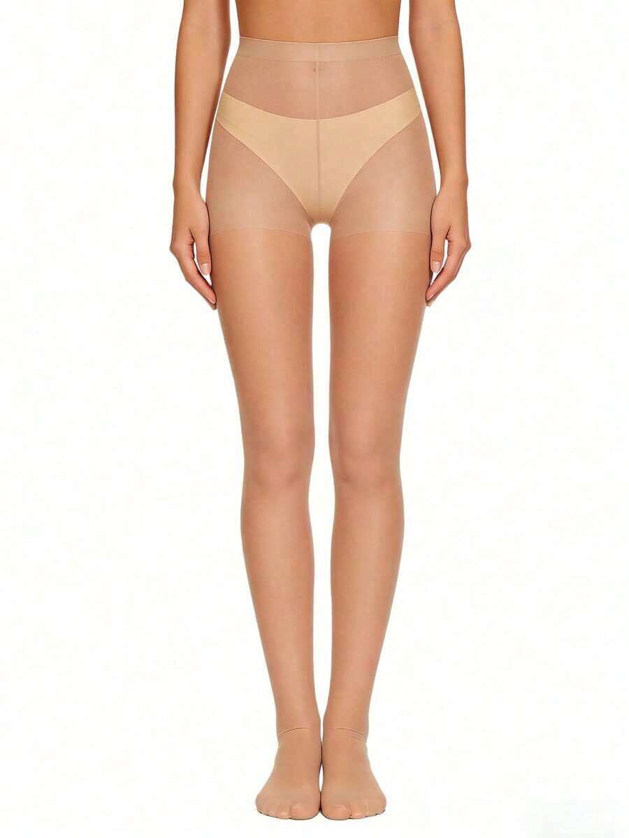 1/3/6 Pairs Women Silk Stockings, Sexy Ultra-Thin Pantyhose, Disposable Tights, Fashionable Leggings, Suitable For Workplace, Holidays, Parties, Outings, Formal Occasions, And Daily Wear - Màu be - Xem 1
