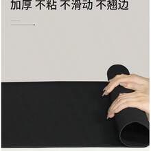 YSAGI 60 x 35 厘米多功能办公桌垫，皮革和防滑绒面材质，适用于鼠标垫、笔记本电脑垫、桌面保护垫，适用于办公室/家庭办公室（粉色）办公桌 办公用品 办公配件 - 方形 - 查看 7