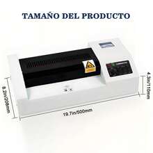 Máquina de recubrimiento de película fría y caliente doméstica de 13 pulgadas de ancho 320 máquina de sellado de plástico máquina de sellado de pegamento A3 foto máquina de sellado de papel A3 máquina de recubrimiento de película máquina de sellado de embalaje reglas de belleza de la máquina de sellado de plástico - Tipo de Enchufe A USA (110-127V) - Ver 3