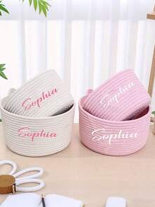 1PC Personalized Jewelry Box, Initials, Custom Name PU Square Jewelry Box Gift, Travel Leather Ring Box, Customized Jewelry Storage Box, Women's Mother's Day Gift, Best Friend, Mother, Grandma, Girlfriend's Gift, Space-Saving, Multi-Functional Exquisite, Stylish, High-Quality, Tidy, Modern - Multicolor - View 2