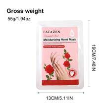 FATAZEN 6片装保湿手膜，软化老茧，提亮肤色，滋养指甲，强韧指甲，日常护理，保持指甲健康。 - 查看 10