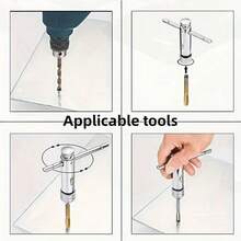Durable M3-M8 Precision Threaded Tool Set, With Flat Head, Cross And Full Thread Taps, Suitable For Metal Processing And Mechanical Repair - 5PCS - View 6