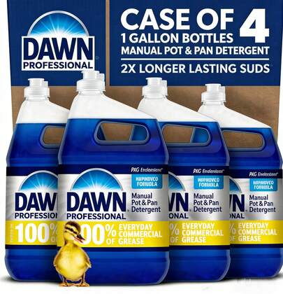 Dawn Platinum Dish Soap Fresh Rain Scent 13 Oz Liquid Dishwashing Detergent EZ-Squeeze Bottle Concentrated Formula 99% Tough Grease Removal Powerful Clean Less Scrubbing Multi-Purpose Laundry Stain Pre-Treat Car Wheels Tools Wildlife America's #1 Brand Kitchen Home Daily Use