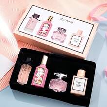 Women's Perfume Gift Set (4-In-1): A Luxurious Fragrance Collection Crafted Exclusively For Women, With Each Bottle Containing 1.01 Fl. Oz. It Features Four Unique Scent Profiles That Offer Long-Lasting Fragrance For Up To 24 Hours-A Complete Perfume Ensemble Available At An Affordable Price. This Gift Set Is The Perfect Choice For Holiday Gifting, Dates, Daily Wear, And Attending Parties. - 4PCS - 查看 1