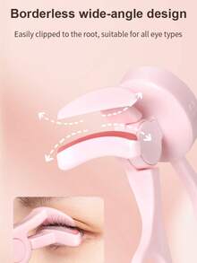 USB Rechargeable Electric Eyelash Curler, 3 Temperature Adjustable, Anti-Scald Brush Head Suitable For All Eye Shapes, Quickly Sets Lashes, Long-Lasting Curl, Long-Lasting Battery Life, Portable Makeup Tool, Great Gift For Women - View 4