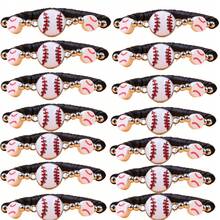 5pcs World Cup Sports Series Bracelets, Basketball, Football, Rugby, Volleyball, Baseball Rope Woven Bracelets - Multicolor - View 8